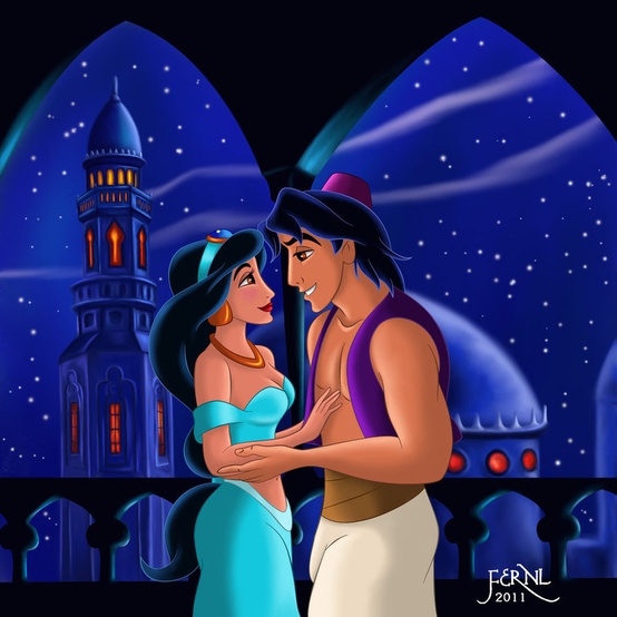 Photo:  Aladdin & Jasmine 